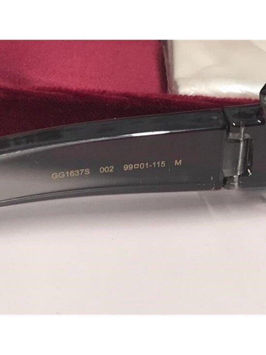 Authentic Gucci GG1637S 002 Silver Mirror Sunglasses – New main image 5